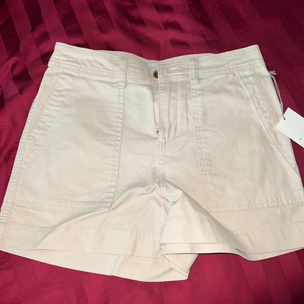 Khaki cargo shorts